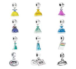 New Popular 925 Sterling Silver European Dress Teacher Pendant DIY Fine Beads for Original Charm Bracelet Jewelry5737306