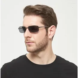 Sunglasses Pochromic Polarised Men Driving Sun Glasses Male Day Night Vision Driver's Eyewear Anti-Glare UV400