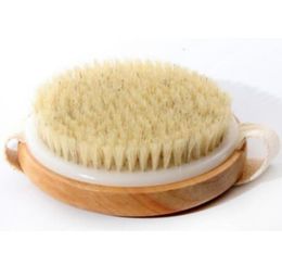 Natural bristles bristle brush Body Maasage Health Care Bath Brush for bath Shower Bristle Brushes Massage Body Brush LX61891688057