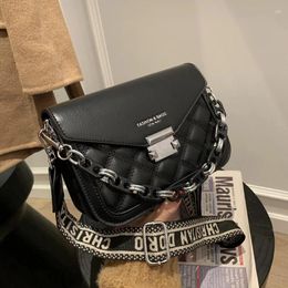 Shoulder Bags Fashion Luxury Crossbody For Women Casual Messenger Bag Korean Version Design Leather Female Chain Ladie Handbag