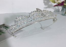 whole Bridal Wedding Hair Accessories Crystal Tiaras and Crowns Headbands for Women Girls Birthday Bride Noiva diadema 20201849737