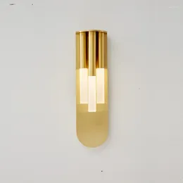 Wall Lamps Light Luxury Lamp Acrylic Nordic Personalised Minimalist Staircase Balcony Bedroom Bedside El Villa Lobby Lighting