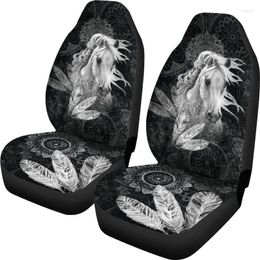 Car Seat Covers Native Horse Covers-Car Covers-Pattern Pair- 2 Front Covers-