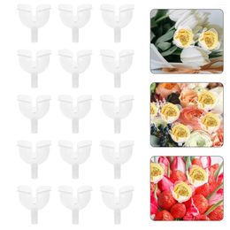 Decorative Flowers 100 Pcs Chocolate Torus Candy Packaging Wrapper Cup Base Wedding Truffle Wrappers Holder For Bouquet Clear