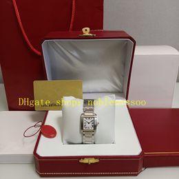 2 Style Women With Box Papers Watch Real Photo for Ladies Quartz W51007 Silver Roman Dial 18K Yellow Gold Two Tone Steel Ladys Bracelet Watches