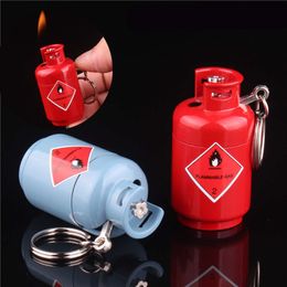 New Peculiar Without Without Gas Tank Lighter Creative Metal Keychain Pendant Iatable Lighter