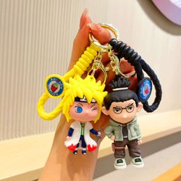 كارتون Naruto Keychain Car Toy Uchiha Itachi قلادة Naruto Bag Bag Bag Bag Bag