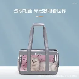 Cat Carriers Fashion Pet Bag Outgoing Portable Backpack Breathable Shoulder Handbag Small Dog Supplies