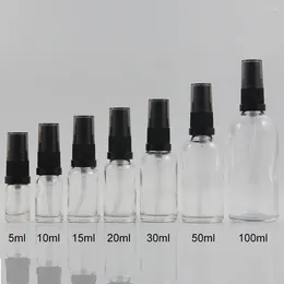 Storage Bottles High-grade Empty 50ml Fine Mist Glass Spray Bottle For Perfume Wholesale Luxury Clear 50 Ml Toner