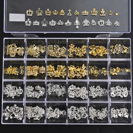 24Style510PC 3D NAIL Alloy Germ Rhinestone Jewellery Charms HeartRose DIY 1Box Metal Diamonds Luxury Nail Decorations 240426