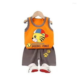 Clothing Sets Summer Fashion Toddler Baby Boys Girls Kids Clothes Set T-shirt Shorts O-Neck Cotton Children's Boy