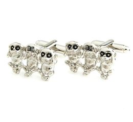 YH814 Novelty Animal Cufflinks Fish Monkey Ichthys Crawfish Cufflinks Factory Direct Selling6036854