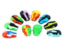 15ml silicone container skull containers jar wax silicone boxes and oil container selling shisha oil container7635819