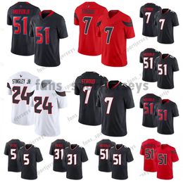 7 C.J. Stroud Football Jerseys Stefon Diggs Will Anderson Jr. 2024 Custom Joe Mixon Danielle Hunter Dameon Pierce Derek Stingley Jr. Men Womens Youth Football Jerseys