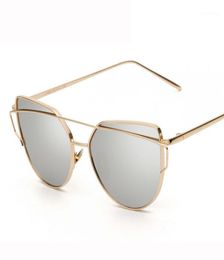 Sunglasses Brand Women Men Polarized Round Oversized Big Metal Frame Sun Glasses Mirror Female Vintage Shades Outdoor Eyeglasses7585688