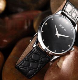 SINOBI Classic Watch Women Fashion Top Brand Luxury Leather Strap Ladies Clock Geneva Quartz Wrist Watch Relogio Feminino2615116