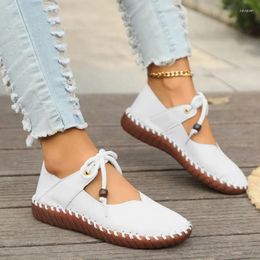 Casual Shoes Women Flats Fashion Sneakers Femme Lace Up Walking Sport Spring Designer Running Zapatillas 2024