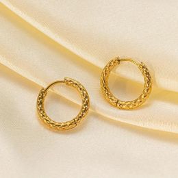 Dangle Earrings Fashion Mini Tiny Hoop For Women Gold Plated Circle Huggie Hoops Ear Buckle Cartilage Piercing Jewellery