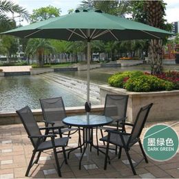 Umbrellas Umbrella Central Column Iron Hand-pulled Rope Outdoor Courtyard High-grade Sunshade Advertising