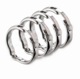 4 Size Choose Cockrings Glans Penis Ring For Male Magnetic Physiotherapy Metal V Type Circumcision Erection Cock Rings Sex Toys2188274