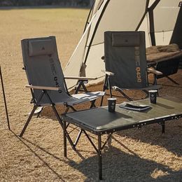 Camp Furniture Travel Metal Beach Chair Luxury Picnic Portable Terrace Chairs Small Floor Backyard Cadeira De Praia Balcony Furnitures