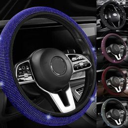 Steering Wheel Covers Summer Diamond-encrusted Car Cover Elastic Inner Is Suitable For With Diameter Z2A9