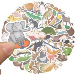 50PCS Skateboard Stickers natural animals For Car Baby Scrapbooking Pencil Case Diary Phone Laptop Planner Decoration Book Album K2483849