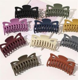 Vintage Claw Clip for Hair Colourful Solid Colour 12cm Big Claw Clip Girls Hairclip Clip Hair Headwear Hair Accessories263j36173426722065