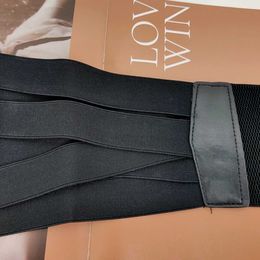 Belts Designer Belts For Women High Quality Luxury Brand Plus Size Elastic Black Corset Belt Female Waist Stretch Cummerbunds Big