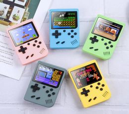 Macarons Mini Handheld Game Console 400In1 Retro Portable Video Game Console 8 Bit 30 Inch Colorful LCD Cradle Design DHL3831601