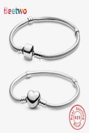 Fit Original Bracelet Bangle Charm Moments 925 Sterling Silver Chain Diy Jewelry Berloque8920864