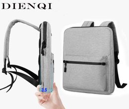 Ultrathin Laptop Backpack For 14quot 156quot Man Bag Multiuse Women Men Work Waterproof Thin Computer Backbag7125082