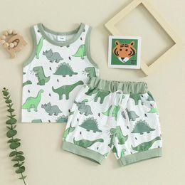 Clothing Sets Toddler Baby Boys Outfit Sleeveless Vest Tank Tops Casual Shorts 2PCS Summer Clothes