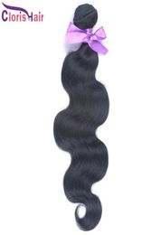 Soft and Smooth 1 Bundle Malaysian Virgin Body Wave Hair Weaves Cheap Unprocessed Wet and Wavy Remy Human Hair Extensions 1226qu5690331