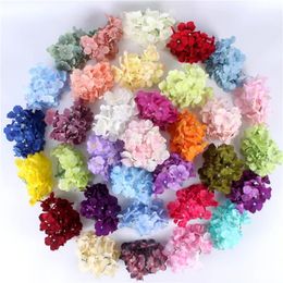 99pcs/lot luxury artificial Hydrangea silk flower Amazing Colourful decorative flower for wedding party Birthday home decoration 240416