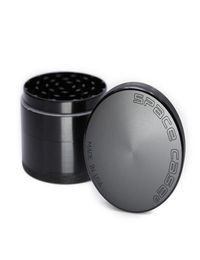 Space Case Grinders 63mm Herb Grinder 4 Piece Tobacco Cursher With Triangle Scraper Aluminium Alloy Material CNC Cigarette Detecto8125836