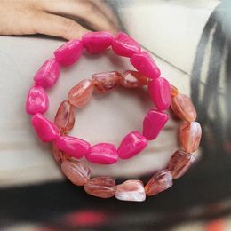 Strand Fashion Acrylic Bracelets For Women Girls Beautiful Colourful Jewellery Adjustable Length