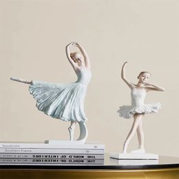 Modern Simple Ballet Girl Art Decoration Creative Crafts Light Luxury Style Living Room Foyer Desktop 240430