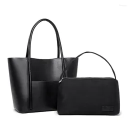 Shoulder Bags 2024 Women Large Capacity Genuine Leather Crossbody Women's Tote Bag Fashion Ladies Messenger Sac