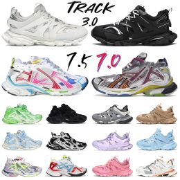 Track Runners 7.0 7.5 3.0 Designerschuhe Frau Triple S Pink All Black White Purple Pink Multicolor Funfle Damen Herren Luxus -Turnschuhe Kleider Trainer