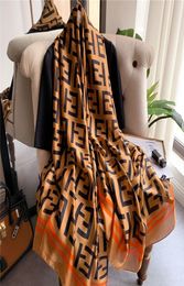 Designer woman cashmere scarf Men and Women winter scarves ladies Shawls pattern wool Landscape animal Print Pashminas 90cm X 180c1410692