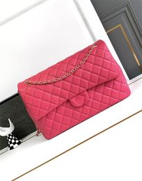 Designer bag wallet Classic Luxury Chain Fashion Plaid Flower Ladies Brown Leather Handbag designer shoulder bag Shopping Pink White Purse Satchels Bag with box M3