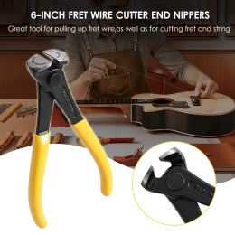 Accessories Muspor MX0361D 6inch Fret Wire Cutter End Nippers Guitar Fret Wire End Cutting Pliers Nipper Puller Pliers String Scissors