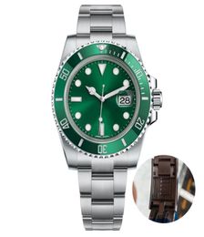 Drop Ceramic Bezel Mens Watches Mechanical Stainless Steel Automatic Movement Green Watch Gliding Clasp 5ATM Waterproof wr1988341