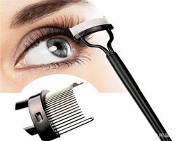 Make up Mascara Guide Applicator Eyelash Comb Eyebrow Brush Curler Tool XB19075002