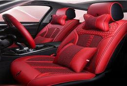 Universal Fit Car Interior Accessories Seat Covers For Sedan Fancy PU Leather Adjuatable Five Seats Full Surround Design Seat Cove8745886