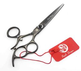 614 550390396039039 Brand Purple Dragon TOP GRADE Hairdressing Scissors 440C 62HRC Professional Barbers Cutting She2923376