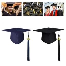 Berets Graduation Caps Academic Mortar Board Roleplay Costume Headdress 2024 DXAA