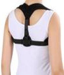 Adjustable Back Posture Corrector Clavicle Correction Belt Shoulder Brace U5974232