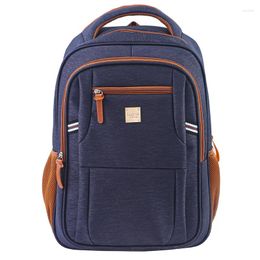 School Bags 15.6inch Computer Backpack Men's Business Leisure Large Capacity Oxford Waterproof Travel Sports Schoolbag